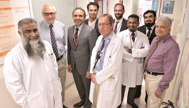 Researchers from WCM-Q and HMC who are working together to develop an innovative monitoring tool for MS.