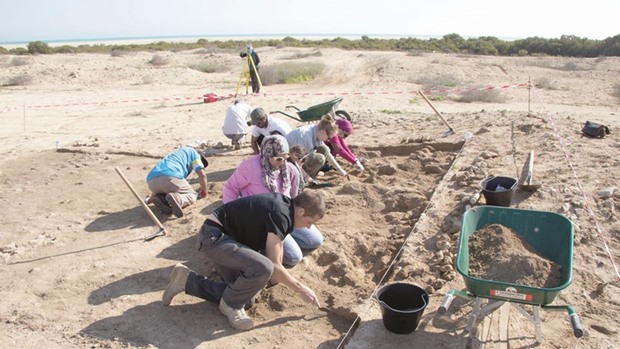 UNEARTHING THE PAST: The Origins of Doha and Qatar project has made great progress in Fuwairit.