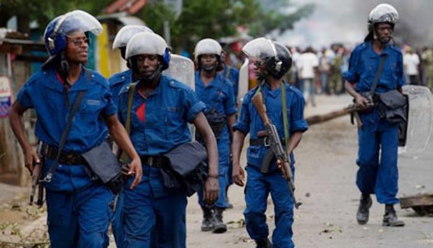 Burundi police