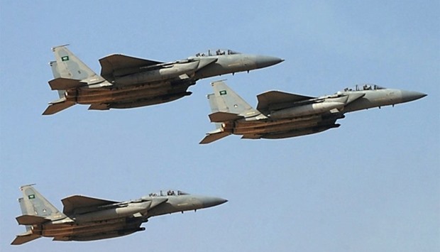 Air strikes were reported over some military sites in Sanaa in the Hafa camp to the east and in the Nahdein area in the South