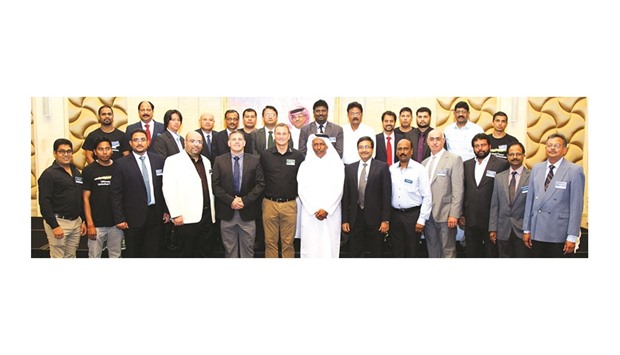 Gulf Incon and Metabo officials with participants.