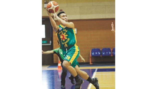 Back-to-back MVP William Quinones of Pampanga VOB in action during the game against GGBAI Guardians in the Aspirants Division of the Nissan Cup 2016 at Al Gharafa Training Gym last weekend. PICTURE: Ronnie Castro