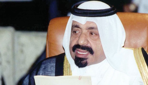 HH the Grandfather Emir Sheikh Khalifa bin Hamad al-Thani
