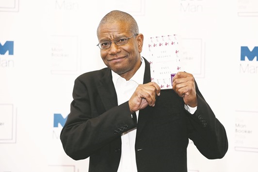 Winner of the 2016 Man Booker Prize for his novel The Sellout, Paul Beatty attends the 2016 Man Booker Prize at The Guildhall in London.