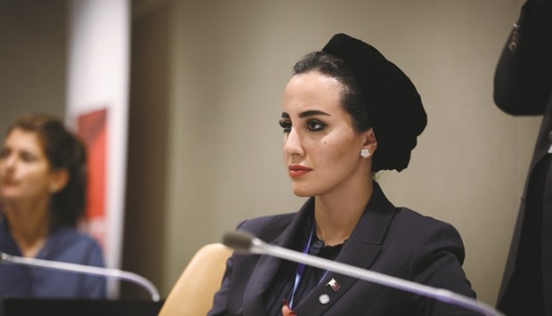 Dana al-Anzy at the UN General Assembly.