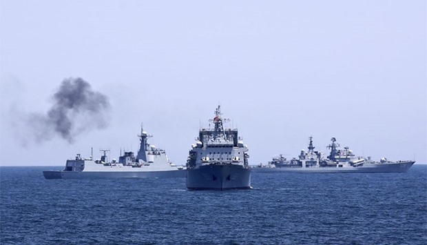 A group of Russian warships from Russia's Black Sea fleet entered the Mediterranean. 2015 May 6 file picture. Reuters