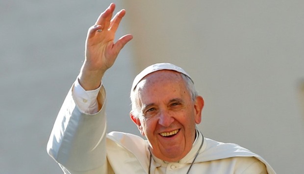 (File photo) Pope Francis.