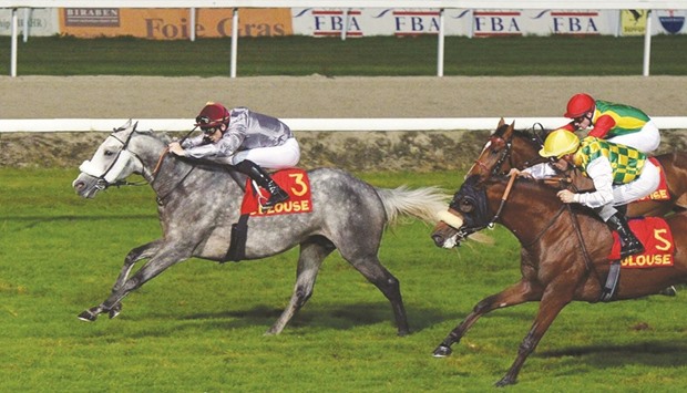 Khataab wins French Arabian Breedersu2019 Challenge Classic at the Toulouse racetrack in France on Thursday. PICTURE: Chantal Hourcadette