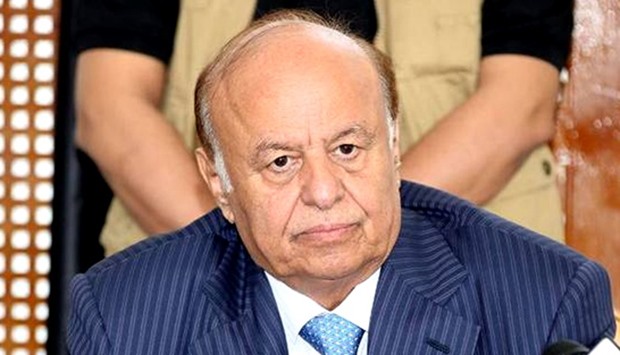 Yemeni President Abedrabbo Mansour Hadi
