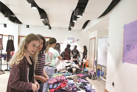 Titled Fauxtique, the three-day charity boutique organised by Girl Up Club was open to all ASD students, faculty, and staff.