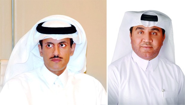 Dr Sheikh Khalid and al-Obaidli: Quantum leap in operations.