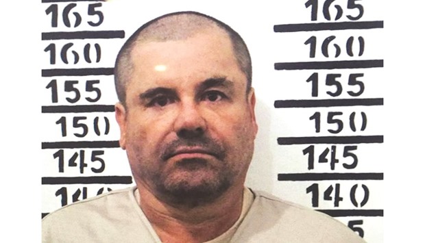 (FILE) Handout police photograph of Joaquin Guzman Loera aka u201cEl Chapou201d taken on January 8, 2016, as he was imprisoned in Almoloya de Juarez, Mexico State. Mexican drug lord Joaquin u201cEl Chapou201d Guzman has asked his defense team to expedite his extradition to the United States because he is being mistreated in a maximum-security prison, his lawyer said March 2, 2016.