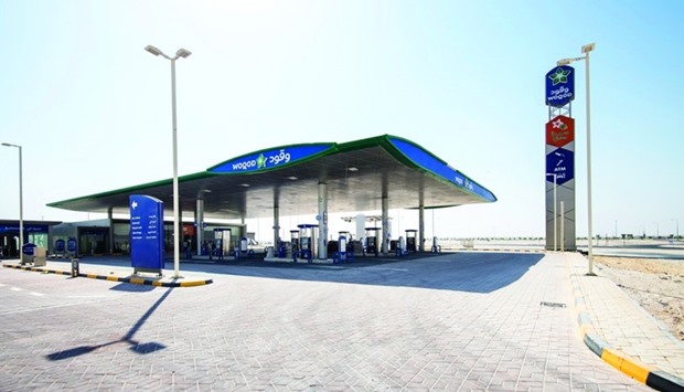 One of the Woqod service stations now equipped with extended fuel pump hoses