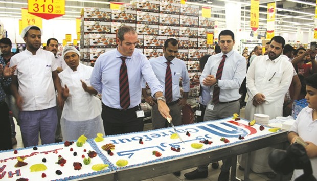 The celebrations included cake-cutting ceremonies and other in-store activities and promotions.