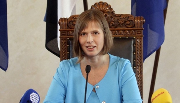 New Estonian President Kersti Kaljulaid