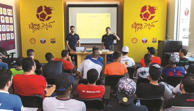 The seminar focused on five teaching modules that address healthy living through football. Over 50 local coaches from the QFA and Qatar Womenu2019s Sports Committee, including Qatari men and women, attended the seminar.