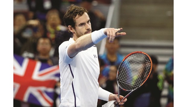 Andy Murray beat Andreas Seppi of Italy in China Open yesterday. (Reuters)