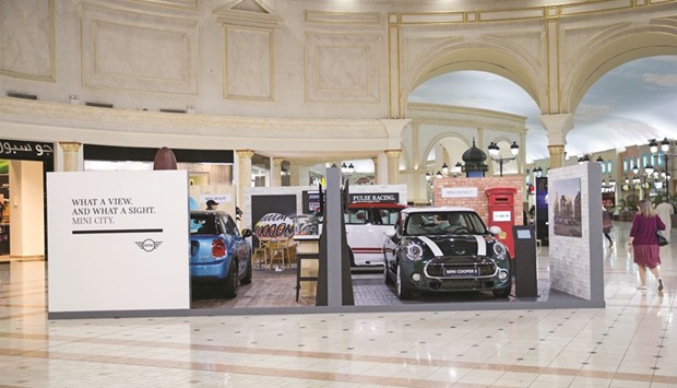 The MINI City will remain on display at Villaggio Mall until October 11.