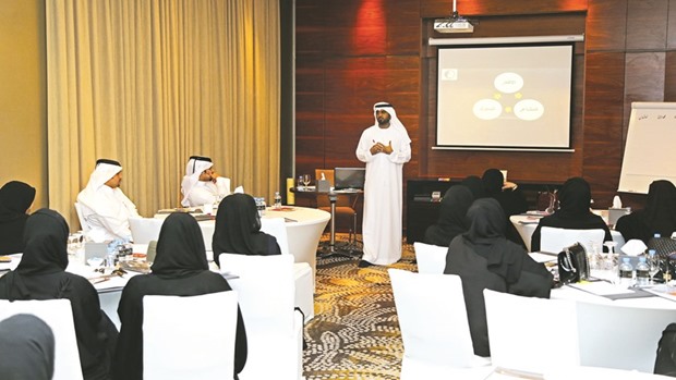 The workshop in progress.