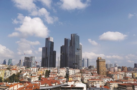 Newly-built business buildings in Sisli district in Istanbul. Turkeyu2019s economy has continued to grow perpetually for the last 27 quarters, according to Customs and Trade Minister Bulent Tufenkci.