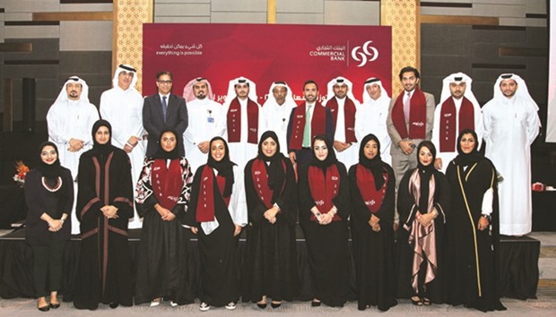 Commercial Bank recently honoured some 15 employees who successfully completed its two-year Graduate Development Programme at a ceremony held at the Westin Hotel.