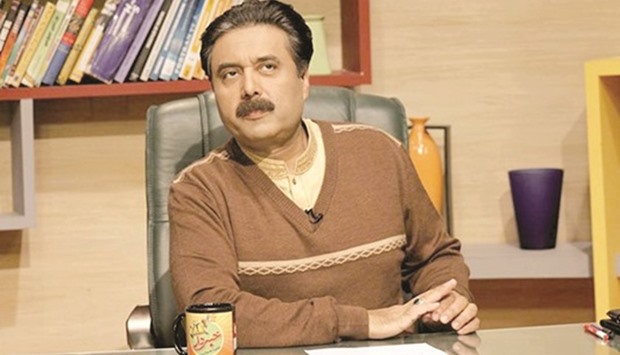 MAN ON A MISSION: Popular TV anchor Aftab Iqbal scripts the show and hosts it as well.