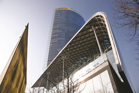 Deutsche Post headquarters is seen in Bonn. Since the Brexit referendum in June, the German logistics giant has not cancelled or postponed any investment in Britain, where it employs more than 50,000 people.