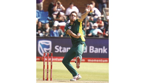 South Africa fast bowler Kyle Abbott led what was effectively South Africau2019s back-up bowling attack with 4 for 40 as Australia were bowled out for a paltry 167. (AFP)