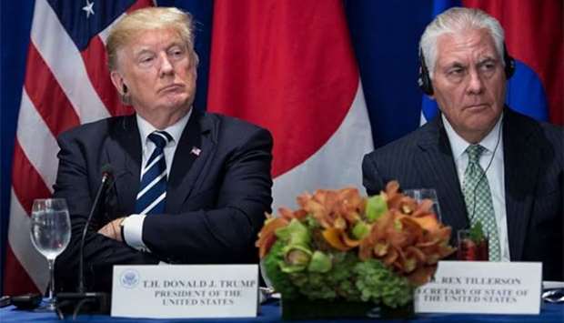 President Donald Trump and Secretary of State Rex Tillerson are reportedly having differences.