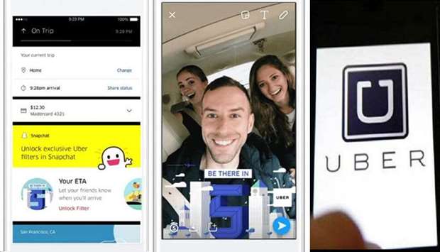 Snapchat Uber