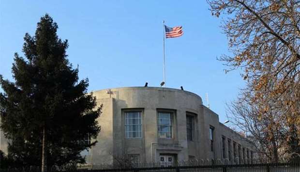 The US Embassy in Ankara is pictured in this file photo.