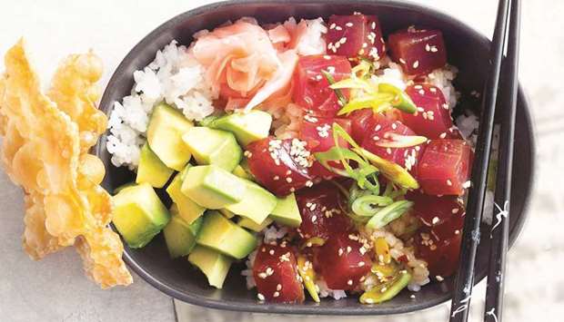 SIMPLE: The technique for making poke is very simple and basic. Photo by the author