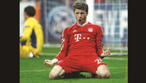 Thomas Mueller is the current captain of Bayern in the absence of injured goalkeeper Manuel Neuer.