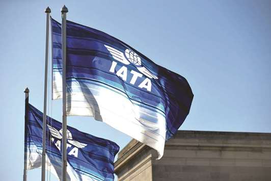 IATA flags fly above the venue of a symposium in Dublin last year. All told, 43 fewer aircraft were delivered in the first eight months of 2017, compared to the same period a year ago (987 versus 1,030), IATA said in its latest u201cAirlines financial monitoru201d.