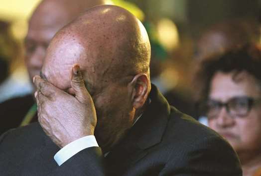 Zuma: has faced corruption allegations since taking office, most recently over leaked e-mails that suggest his friends the Gupta family may have used their influence to secure lucrative state contracts for their companies.