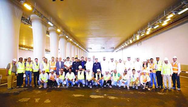 Officials have said the new underpass is expected to significantly improve traffic flow between the Industrial Area and Doha during peak travel times.