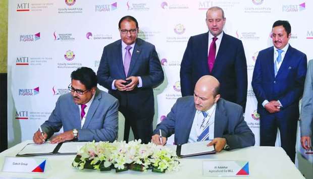 Qatar, Singapore sign four MoUs