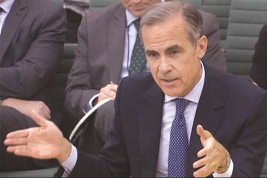 Bank of England governor Mark Carney gives evidences on inflation to the Parliamentary Treasury Select Committee in London yesterday.  u201cHaving used up more spare capacity, having seen some evidence of building domestic pressures, the judgment of the majority of the committee is some raise in interest rates over the coming months may be appropriate,u201d Carney said after the meeting.