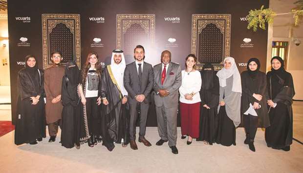 Finalists of the Modern Prayer Rug Design competition, organised by VCUarts Qatar.