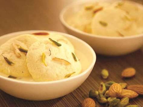DELICIOUS: Rasmalai, basically a creamy and milky syrup, originated in North India. Photo by the author