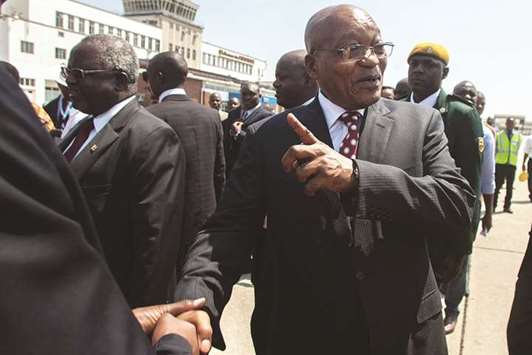 Zuma: reshuffled his cabinet for the second time in seven months on Tuesday.