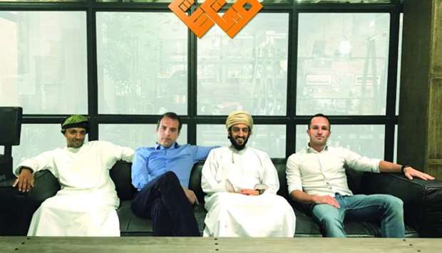 The group from Oman comprising Rashid al-Barwani, Mohamed al-Asfoor, Javier Sanchez and Pablo Domingo