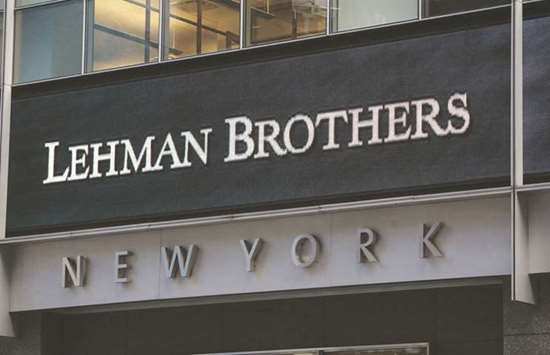 Lehman Brothers which went bankrupt in 2008.