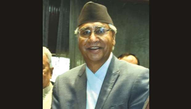 Nepal PM Sher Bahadur Deuba