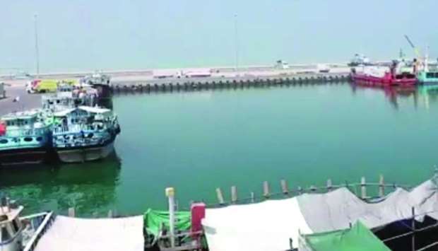 A view of Ruwais Port. PICTURE: Mwani Qatar