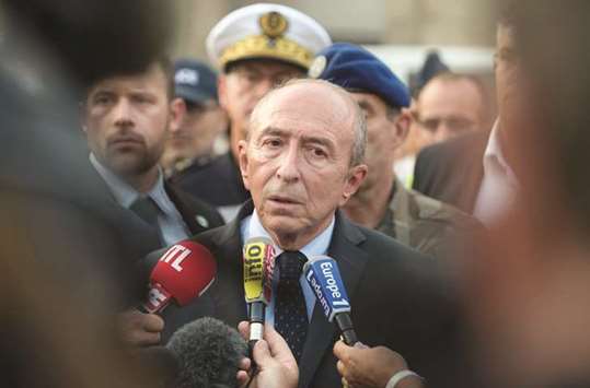 Collomb: said last week the bill u2018aims to guarantee the fullness of our individual and collective freedoms but promises that all measures will be taken to ensure the security of the French peopleu2019.