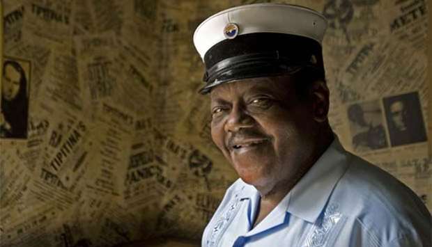 New Orleans resident and legendary piano man Fats Domino