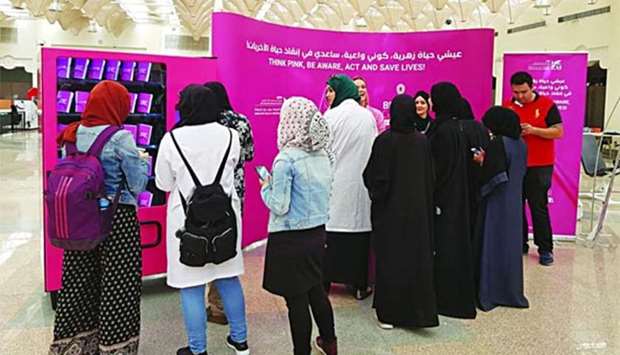 The activities are part of QBRI-organised events this month to promote breast cancer awareness.