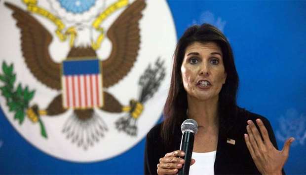 US Ambassador to the United Nations, Nikki Haley