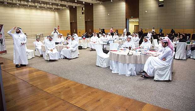 A session in progress.